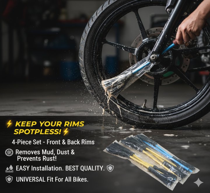 Bike Rim Cleaner brush for CD 70/125 4 pieces
