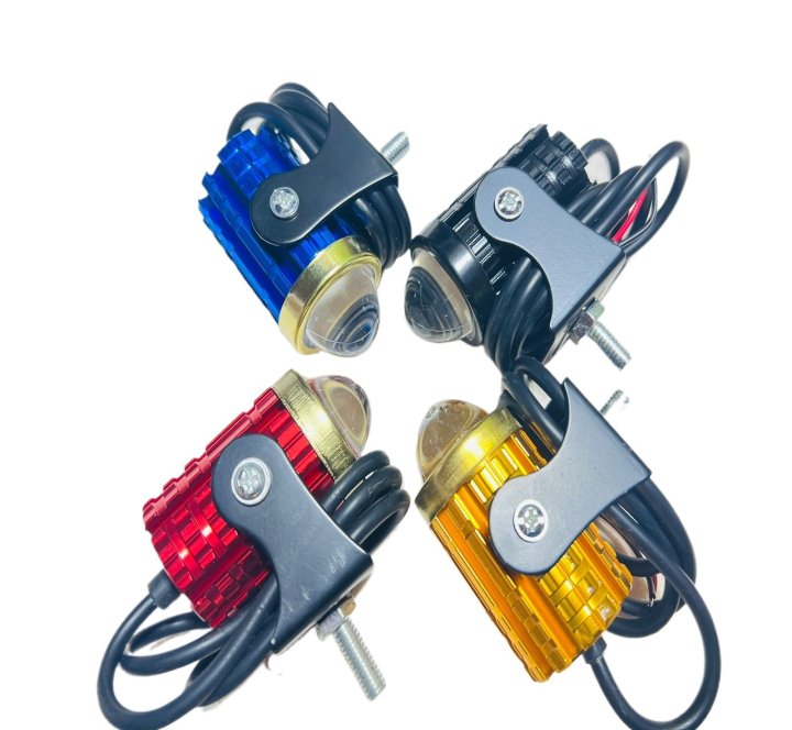 (1pcs) New Mini Driving Fog Light for All Motorcycle, Cars, Jeep(1pcs) 4 Functions White,Yellow,,Combo And Flasher Lens Projectors Auxiliary Light