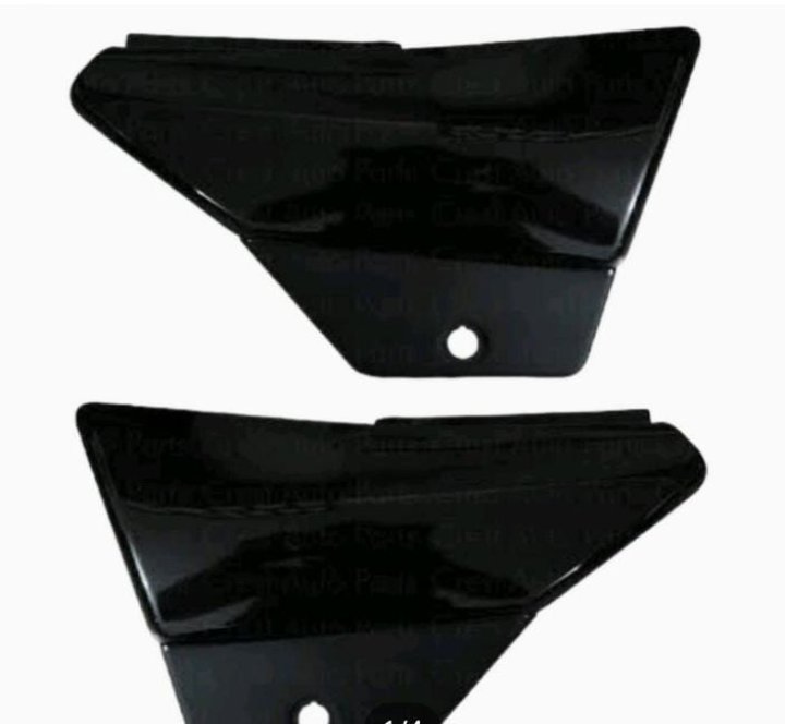 Side Cover Set 70cc Motorcycle | Tapa Set Black | Motorcycles Spare Parts