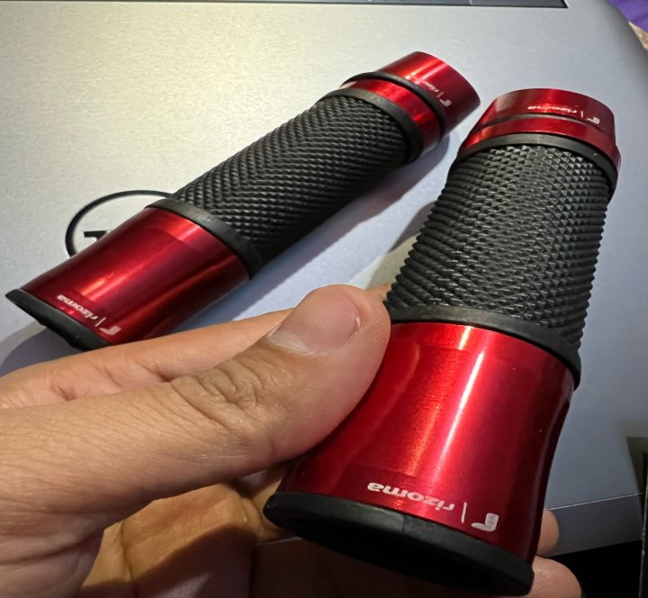 Motorcycle Handle Grips Metal End Bike Sports Grips