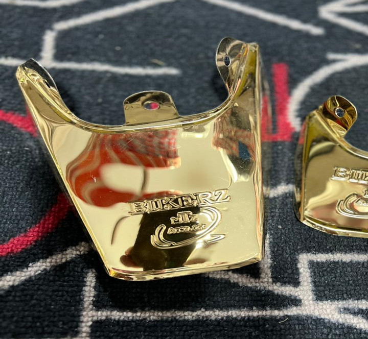 Gold Edition Front & Back Tail Rubber Set for 70cc & 125cc Motorcycles - Premium Gold Tail Flap
